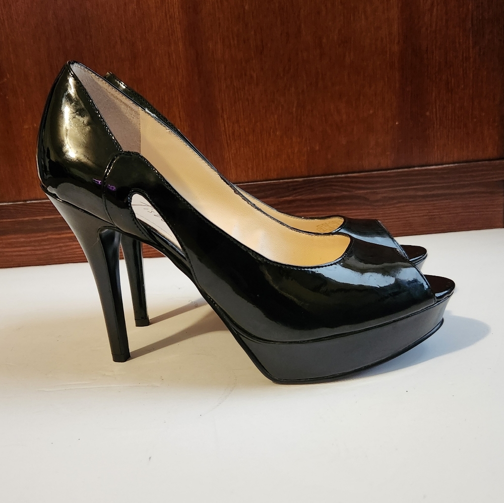 Open Toe Stileto Platforms Size 7.5 Medium